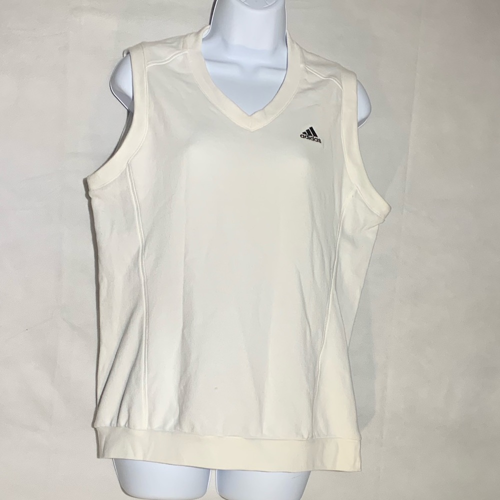 Adidas White Climate Heavyweight Tank / Vest